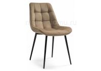 Стул Келми микровелюр светло-бежевый / черный глянец Стул Келми микровелюр светло-бежевый / черный глянец
