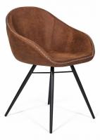 Стул  MOON металл,ткань наппа, 78 х 54 х 57,5 см, античный коричневый (TCB-215/черный (поставляется по 2 шт) фото Стул  MOON металл,ткань наппа, 78 х 54 х 57,5 см, античный коричневый (TCB-215/черный (поставляется по 2 шт). Фото №1