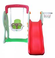 Комлекс игровой Лягушка ZK017-4, голубой, красный. Фото №1