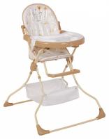 Стул для кормления Polini Kids 252, бежевый Стул для кормления Polini Kids 252, бежевый. Фото №1
