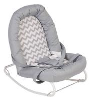 Шезлонг детский Polini kids Зигзаг, серый