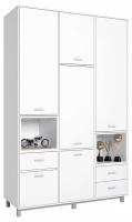 Шкаф комбинированный Polini Kids Mirum, белый