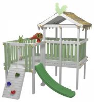 Комплекс игровой ДК8Б, бирюзовый, серый