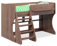 Кровать-чердак Р436 Капризун 2, древесина коричневая светлая дуб