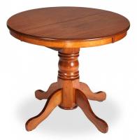 Стол NAVARRESE (mod. E-R36R+12AV NMO-2A) дерево гевея/мдф, 90+30х76см, rustic oak (дуб)