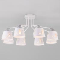 Потолочная люстра Eurosvet Benna 70105/8 белый фото Потолочная люстра Eurosvet Benna 70105/8 белый. Фото №1