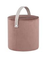 Пуф Джерри велюр пыльно-розовый. Фото №1