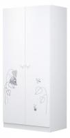 Шкаф платяной Polini kids French 1230 Amis, белый