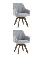 Стул вращающийся MANS серый 2 шт.. Фото №1