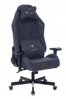 Кресло игровое Knight T1 синий экомех с подголов. крестовина металл. Фото №1