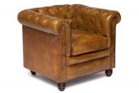 Кресло Secret De Maison Честер (Chester) 1157B из натуральной кожи (Античный светлый) фото Кресло Secret De Maison Честер (Chester) 1157B из натуральной кожи (Античный светлый)