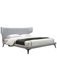 Кровать 1801 серая. Фото №1