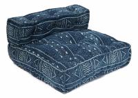 Модуль мягкий со спинкой Secret De Maison VERONA (mod. 10096) cotton Kilim, 80х80х43см, синий фото Модуль мягкий со спинкой Secret De Maison VERONA (mod. 10096) cotton Kilim, 80х80х43см, синий. Фото №1