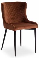 Стул MANTRA (mod. 713) ткань/металл, 49х61х82 см, высота до сидения 49 см, коричневый barkhat 11/черный (поставляется по 4 шт) фото Стул MANTRA (mod. 713) ткань/металл, 49х61х82 см, высота до сидения 49 см, коричневый barkhat 11/черный (поставляется по 4 шт). Фото №1