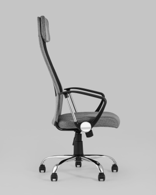 Кресло офисное TopChairs Bonus серое. Фото №4