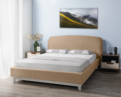 Кровать с ортопедическим основанием и ящиком Сканди Лайт 1.6 Жемчужно-белый фото Кровать с ортопедическим основанием и ящиком Сканди Лайт 1.6 Жемчужно-белый. Фото №5