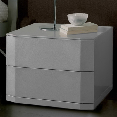 Тумба прикроватная DUPEN М-102 серебро. Фото