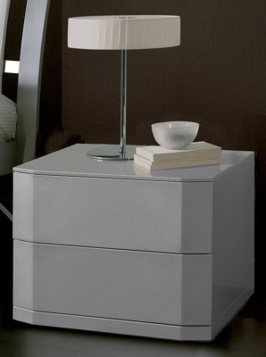 Тумба прикроватная DUPEN М-102 серебро. Фото