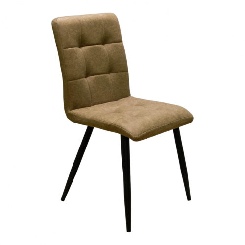 Стул Доби (Каркас (муар черный) тк. коллекции Safari коричневый 021). Фото №1