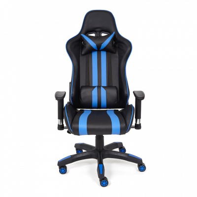 Кресло iCar, кож/зам, черный/синий (id: ) фото Кресло iCar, кож/зам, черный/синий (id: ). Фото №2