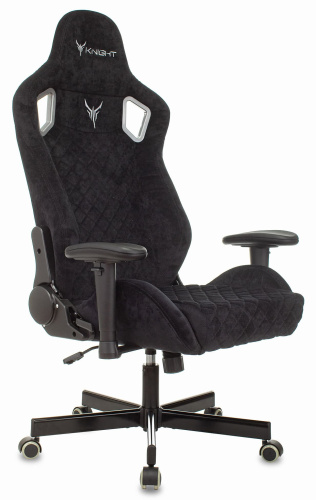 Кресло игровое Knight Outrider черный Light-20 с подголов. крестовина металл. Фото №9