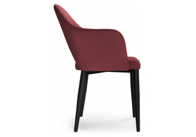 Стул Vener wine red / black. Фото