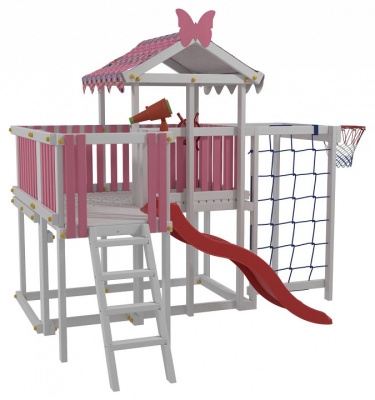 Комплекс игровой ДК5Р, розовый, серый. Фото №5