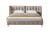 Кровать HUSK 8705 бежевая. Фото №10