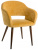 Кресло Oscar Жёлт/Тёмный Орех фото Кресло Oscar Жёлт/Тёмный Орех. Фото №1