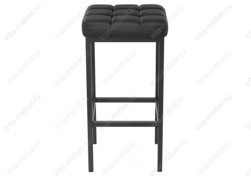 Барный стул Лофт кожзам d6 / черный матовый. Фото №2