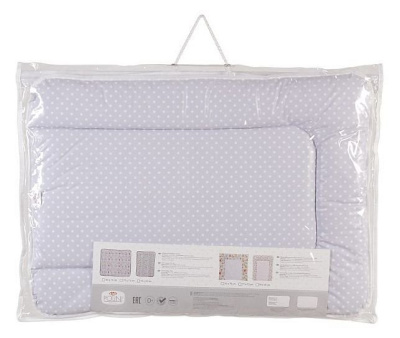 Матрас пеленальный Polini kids Бегемотик, серый. Фото