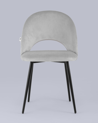 Стул Меган велюр светло-серый. Фото №5