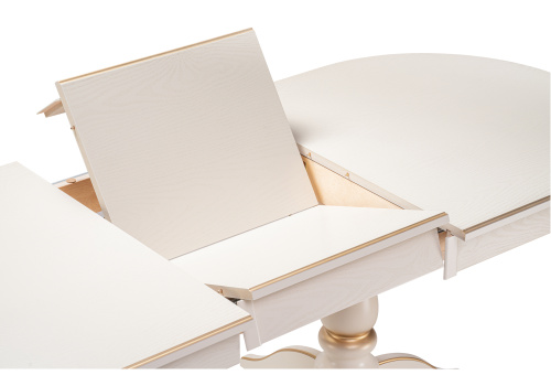 Стол деревянный Красидиано 150 слоновая кость / золото. Фото №4