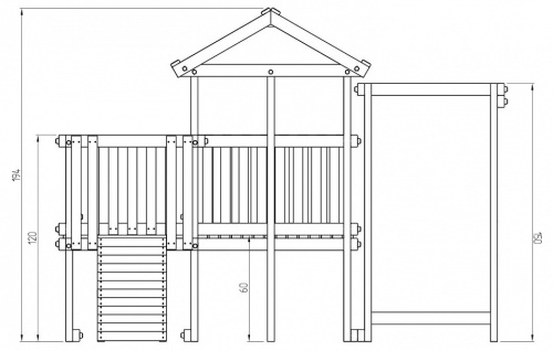 Комплекс игровой ДК9Р, розовый, серый. Фото №10