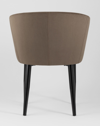 Кресло Ральф велюр коричневый. Фото №6