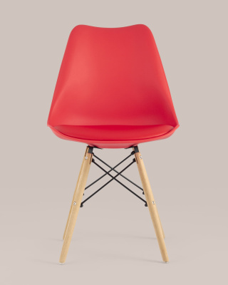 Стул Eames Soft красный. Фото