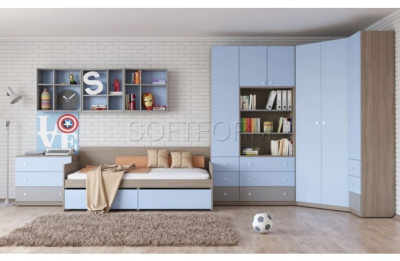 Шкаф угловой Силуэт. Фото