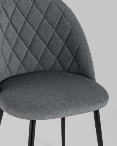 Стул Марсель микровелюр темно-серый. Фото №9