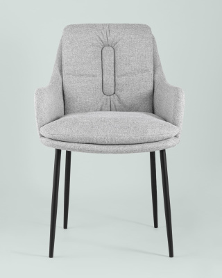 Кресло Саманта рогожка светло-серый. Фото №5