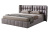 Кровать HUSK 8705 темно-бежевая с ящиком для белья. Фото №8
