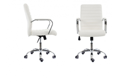 Стул Компьютерное кресло Tongo белое. Фото №2