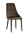 Стул Луис с кантом велюр коричневый