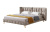 Кровать HUSK 8705 бежевая. Фото №11