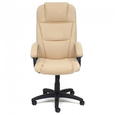 Компьютерное кресло BERGAMO кож/зам, бежевый, 36-34  id -. Фото