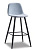 Барный стул 350B голубой/черный