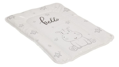 Матрас пеленальный Polini kids Бегемотик, серый. Фото