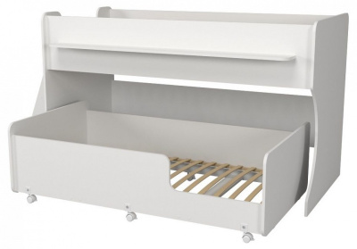 Кровать двухъярусная Р444, белый. Фото №3