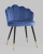 Стул Камилла велюр королевский синий фото Стул Камилла велюр королевский синий. Фото №3