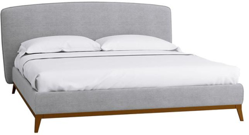 Кровать с ортопедическим основанием и ящиком Сканди Лайт 1.4 Грей. Фото №1