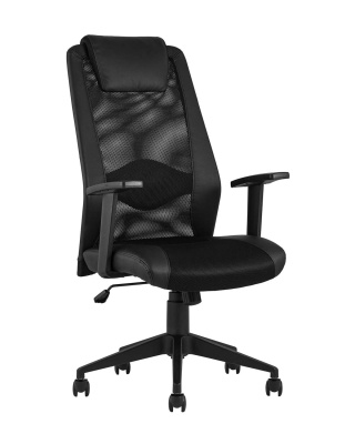 Кресло офисное TopChairs Studio черное фото Кресло офисное TopChairs Studio черное. Фото №2